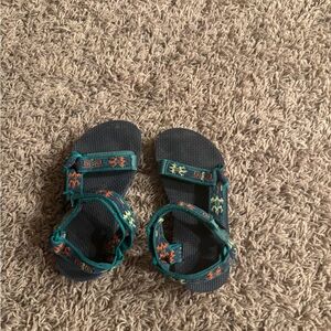 Teva Blue Outdoor Sandals Adjustable Straps